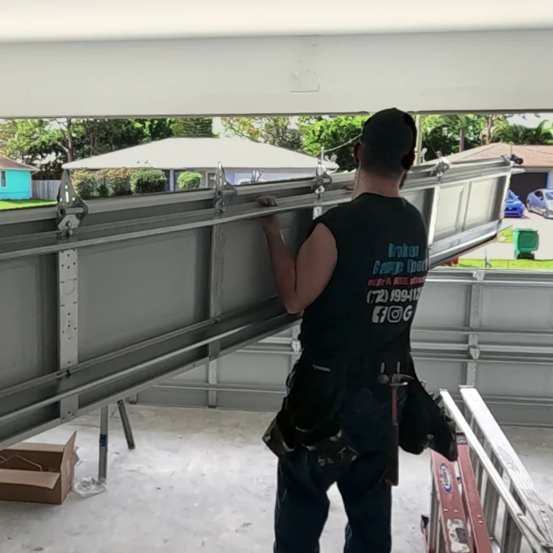 Professional garage door component calibration and durability testing.